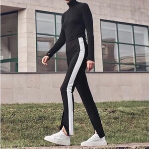 Athleta Interstellar Colorblock Tight Pants Womens SZ 4